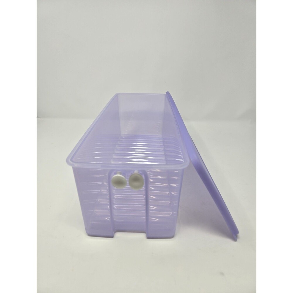 VINTAGE TUPPERWARE XL FRIDGESMART PURPLE LIMITED EDITION STORAGE 3996A-2 HOSTESS